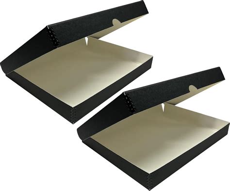 metal edge archival clamshell boxes|Lineco Folio Storage Box, Clamshell Design with .